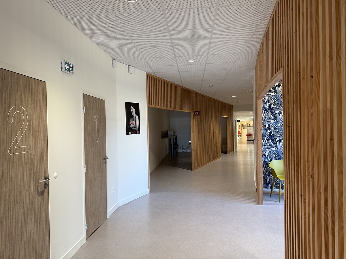 Chantier institut cancérologie à Auxerre
